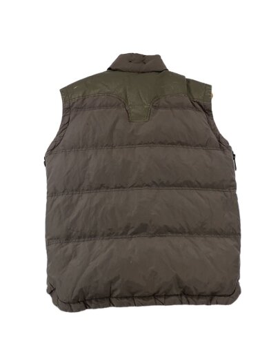 商品画像：中綿ベスト/XL/ポリエステル/GRY 2