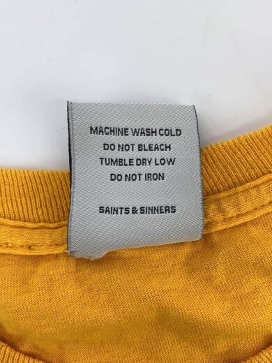 商品画像：S＆S/長袖Tシャツ/M/コットン/YLW 4