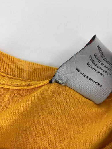 商品画像：S＆S/長袖Tシャツ/M/コットン/YLW 7