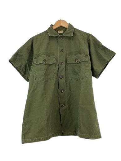 商品画像：70s/OG107/ユーティリティシャツ/半袖シャツ/コットン/KHK 1