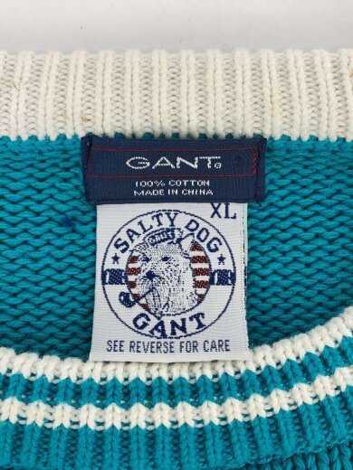 商品画像：90s/GANT/旗信号柄/ニット・セーター(厚手)/XL/コットン/BLU 3