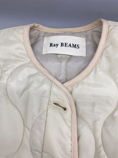 商品画像：キルティングノーカラーブルゾン/O/ポリエステル/CRM/61-18-0020-111 6