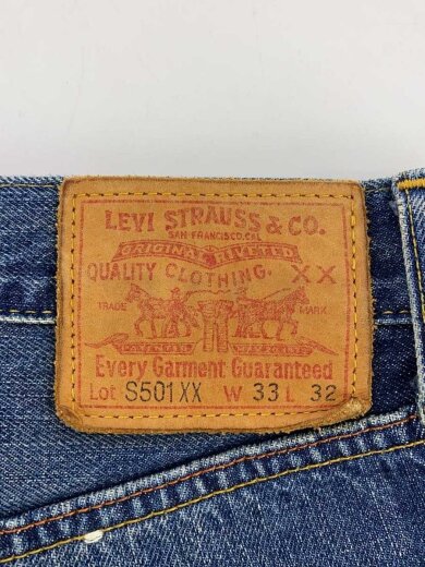 商品画像：ボトム/赤耳/ビッグE/ボタン裏034/カットオフ/33/コットン/IDG/s501xx 4