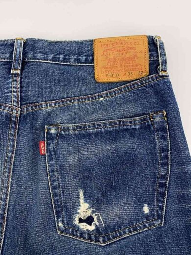 商品画像：ボトム/赤耳/ビッグE/ボタン裏034/カットオフ/33/コットン/IDG/s501xx 7