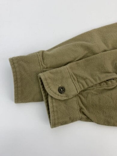 商品画像：80s/長袖シャツ/シャモアクロス/USA製/M/コットン/KHK/4701-SAG 5