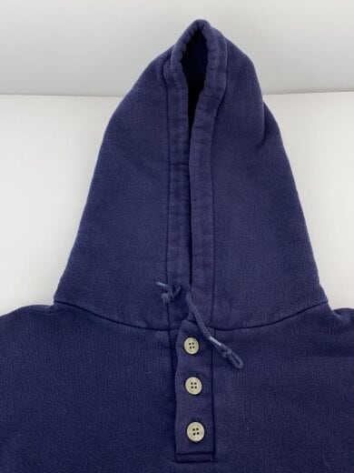 商品画像：90s/ヘンリーネック/USA製/HIGHCOTTON/ブランク/パーカー/L/NVY 6