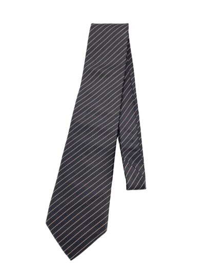 商品画像：ネクタイ/シルク/GRY/ストライプ/メンズ 1