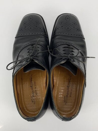 商品画像：ドレスシューズ/メダリオン/イタリア製/UK6.5/BLK/レザー/1238 3