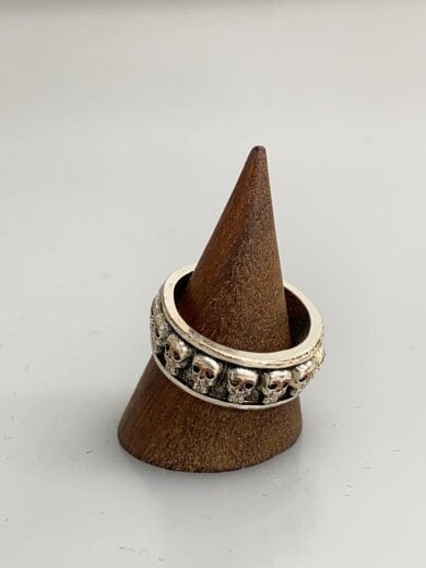 商品画像：リング/スカル/SV925/17号/SLV/メンズ 2