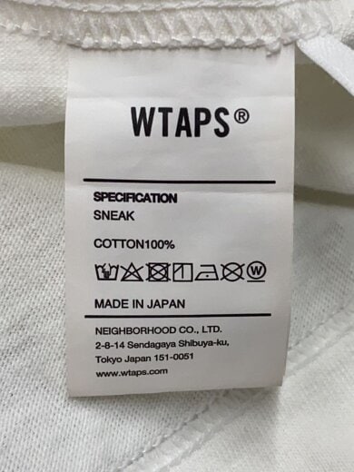 商品画像：WUT SS COTTON/Tシャツ/3/コットン/WHT 4