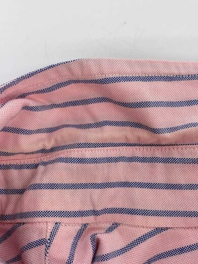 商品画像：長袖シャツ/USA製/14.5/コットン/PNK/ストライプ 6