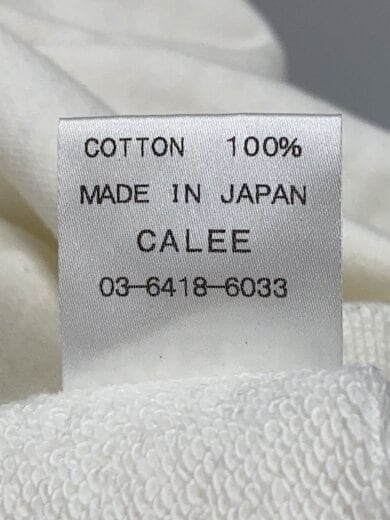 商品画像：スウェット/袖スカ刺繍/L/コットン/WHT 4