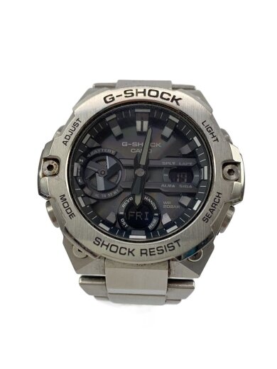 商品画像：ソーラー腕時計_G-SHOCK/デジアナ/ステンレス/SLV// 1