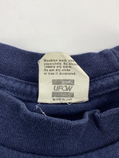 商品画像：Union Line/USA製/Obama/オバマ/Tシャツ/L/コットン/NVY 4