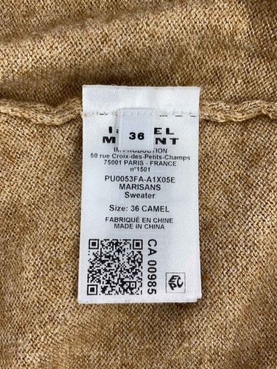 商品画像：MARISANS Sweater/ニット・セーター(薄手)/ウール混/36/BEG/PU0053FA 4