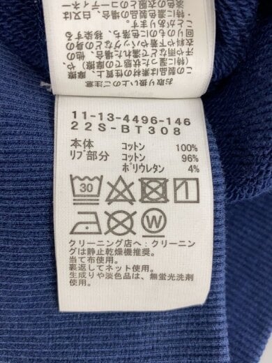 商品画像：スーベニアクルーネックスウェットシャツ/フェード加工/L/NVY/11-13-4496-146// 4