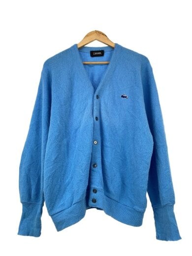 商品画像：カーディガン(薄手)/糸巻タグ/XXL/アクリル/BLU// 1