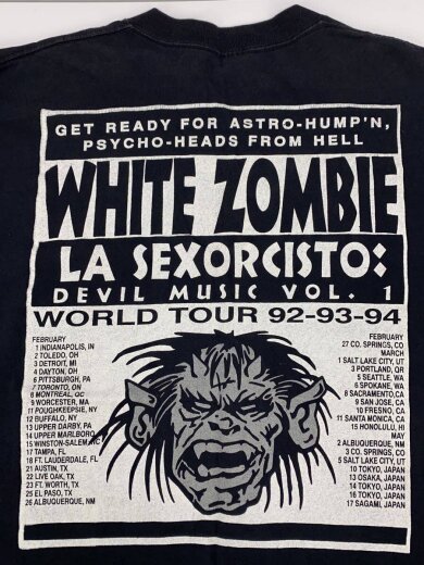 商品画像：90s/WHITE ZOMBIE/DEVIL MUSIC/Tシャツ/L/コットン/BLK 7