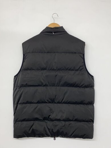 商品画像：ジップロゴダウンベスト/XL/ポリエステル/BLK/USO-24064 2