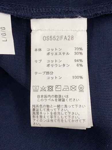商品画像：トラックジャケット/ジャージ/ワンポイントロゴ/L/NVY/OS552IFA28// 4