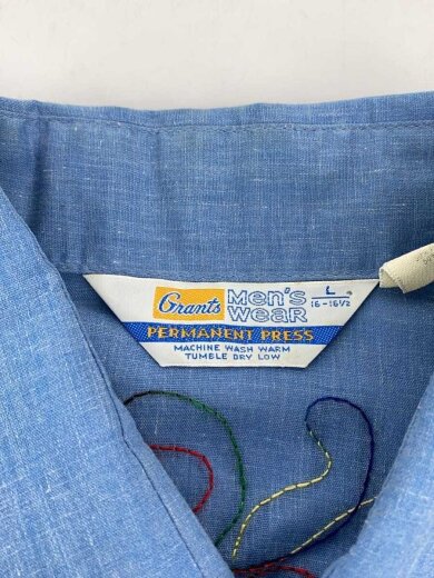 商品画像：Grants Mens Wear/シャツ/L/ポリエステル/BLU// 3