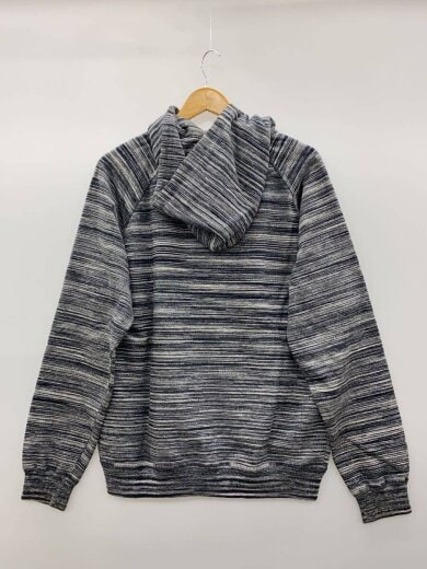 商品画像：ジップパーカー/イタリア製/M/コットン/GRY/ボーダー// 2