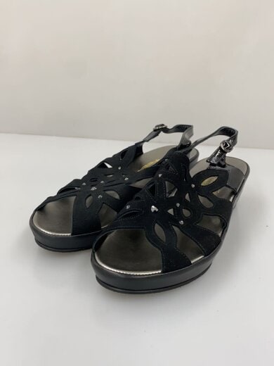 商品画像：プラットサンダル/フットベッドインソール/24cm/BLK/28400 2