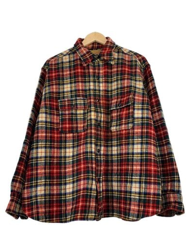 商品画像：40～50s/Congress/マチ付き/ネルシャツ/ウール/マルチカラー/チェック 1
