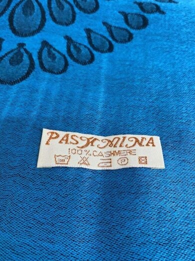 商品画像：PASHMINA/ストール/カシミア/BLU/レディース 2