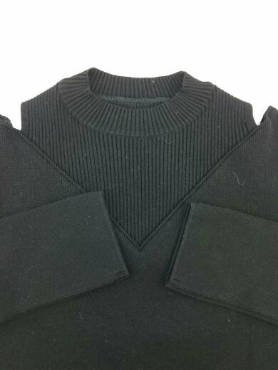 画像：UNITED TOKYOレイヤードリブニット/509530025/ニット/セーター/1/レーヨン/ブラック/ポリエステル混3