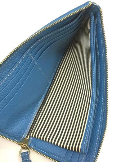 画像：その他ブランドJetsetter/L字ファスナー/長財布/レザー/BLU/レディース4