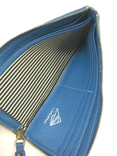 画像：その他ブランドJetsetter/L字ファスナー/長財布/レザー/BLU/レディース5
