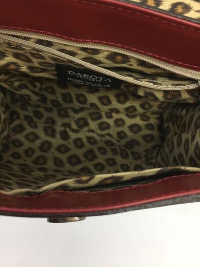 画像：DAKOTAハンドバッグ/レザー/RED/無地6