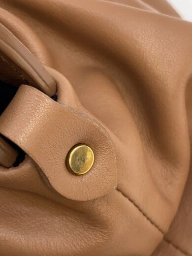 商品画像：ハンドバッグ/レザー/BEG/無地 8