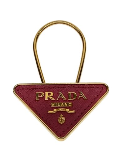 商品画像：プラダ/キーホルダー/サフィアーノレザー/ピンク 1