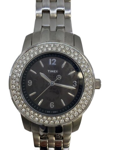 商品画像：クォーツ腕時計/アナログ/ステンレス/BLK/SLV/t2n147 1