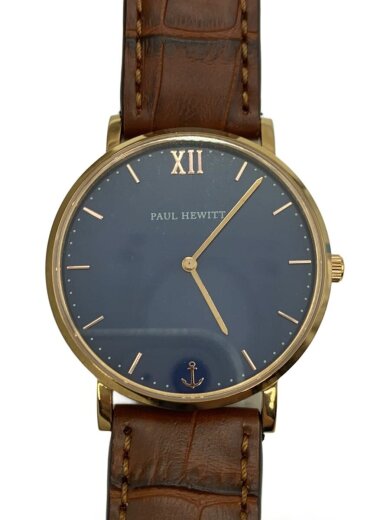 商品画像：腕時計/アナログ/レザー/NVY/BRW 1