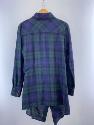 商品画像：長袖シャツ/48/ウール/GRN/チェック/VW-WR-71915 2