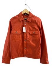 レザージャケット・ブルゾン/M/羊革/RED/21ls-j957