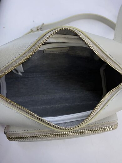 商品画像：ショルダーバッグ/レザー/WHT/無地/NS14-01 6