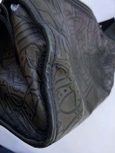 商品画像：ショルダーバッグ/レザー/BLK/総柄// 8