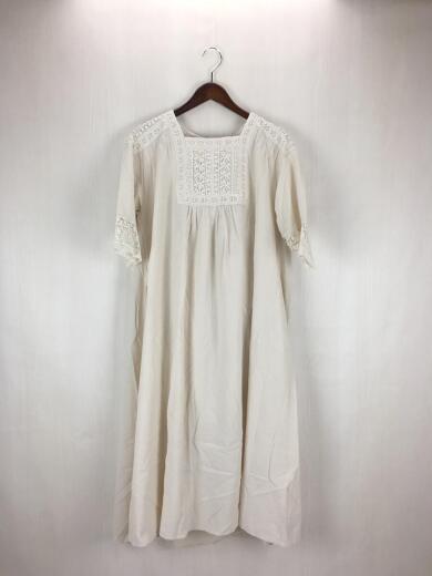 画像：Samansa Mos2(SM2)レースデザインワンピース/FREE/コットン/IVO/YGI-11056011