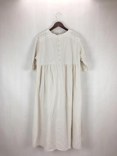 画像：Samansa Mos2(SM2)レースデザインワンピース/FREE/コットン/IVO/YGI-11056012