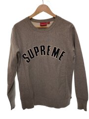 スウェット/15AW/Arc Logo CrewneckS/コットン/GRY/首元黄ばみ有