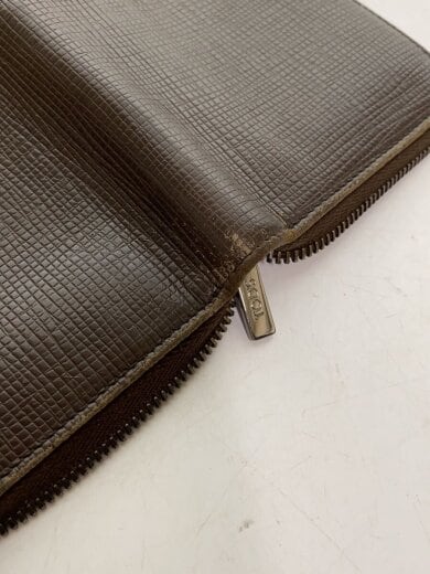 商品画像：長財布/レザー/BRW/メンズ/使用感有 8