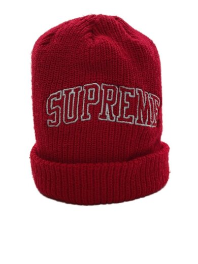 商品画像：ニットキャップ/--/アクリル/RED/メンズ 1