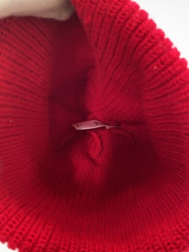 商品画像：ニットキャップ/--/アクリル/RED/メンズ 3