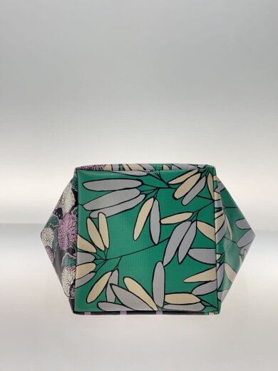 商品画像：ハンドバッグ/フラワーカフェ/PVC/マルチカラー/花柄/角スレ有 4