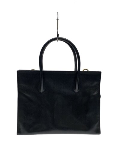 商品画像：ハンドバッグ/レザー/BLK/無地/M94/ショルダーストラップ欠品 1