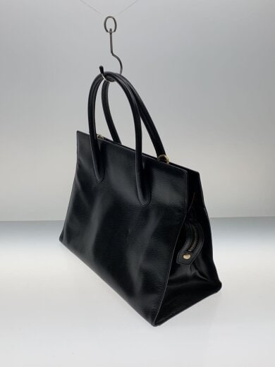 商品画像：ハンドバッグ/レザー/BLK/無地/M94/ショルダーストラップ欠品 2